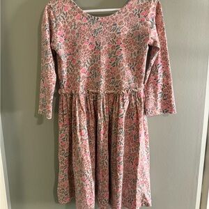 Harper Canyon Pink and White Scoop Neck Sundress